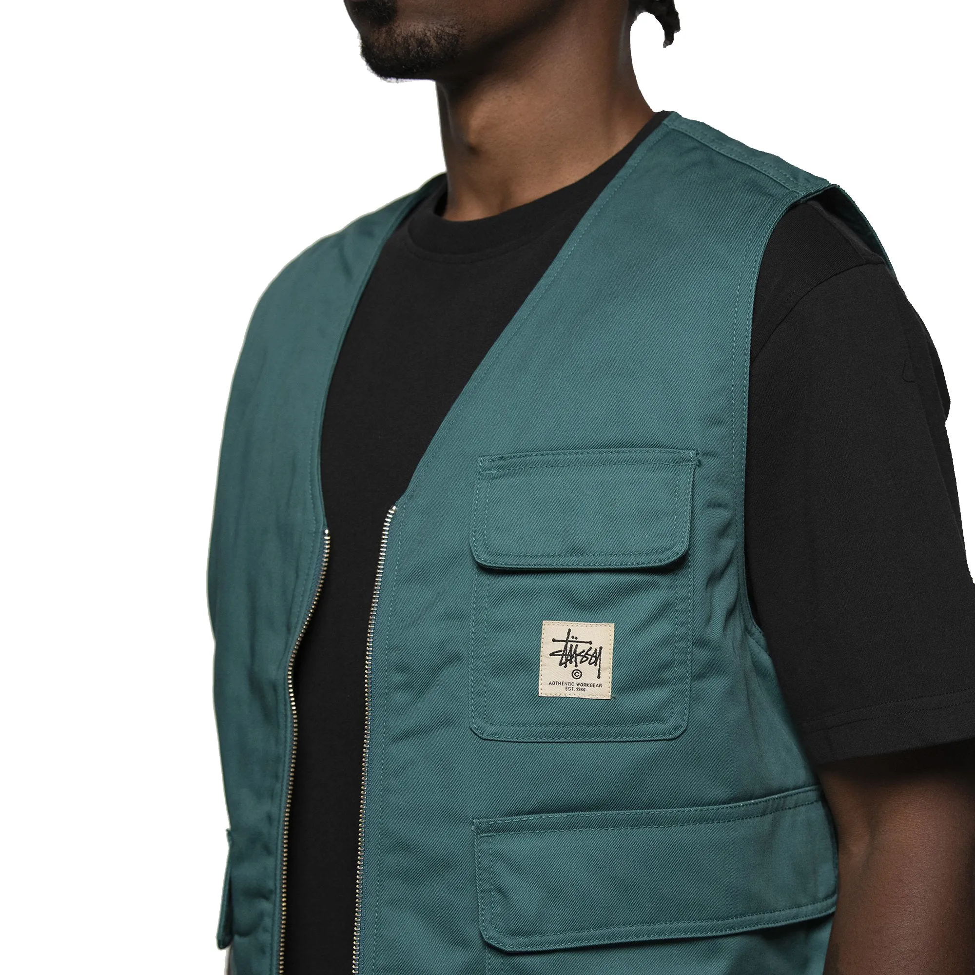 Stussy Insulated Work Vest Teal