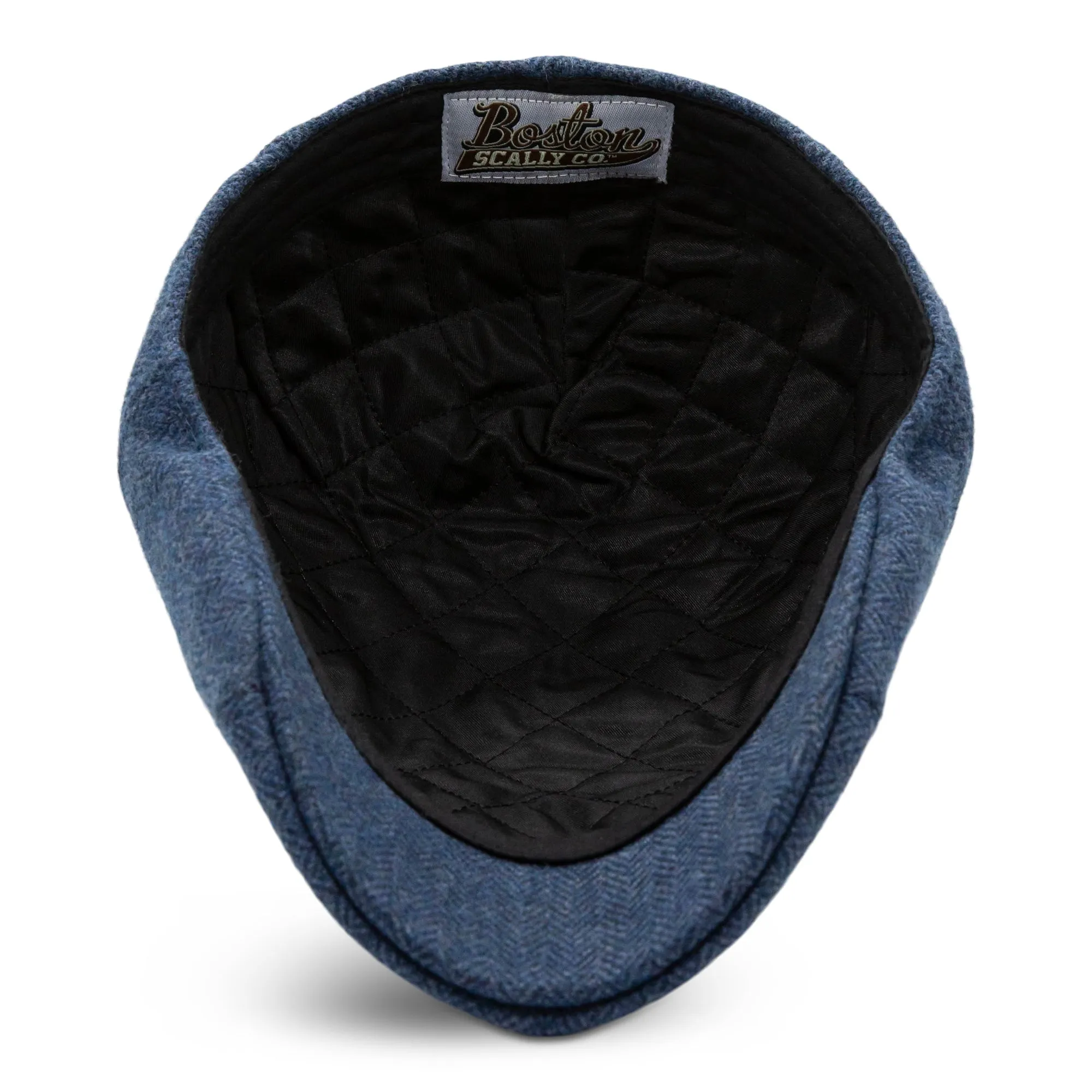 The Insulated Peaky Boston Scally Cap - Indigo Blue