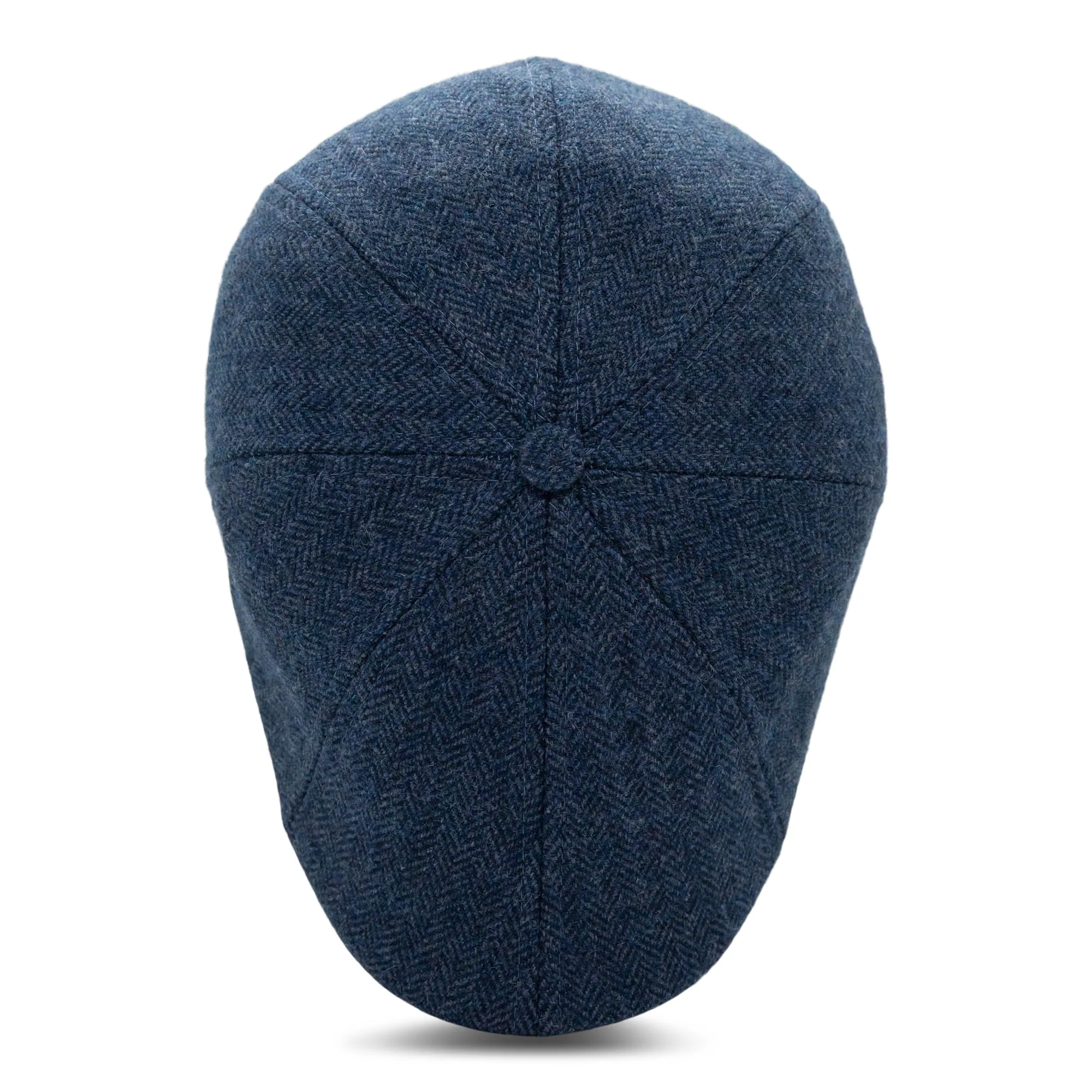 The Insulated Peaky Boston Scally Cap - Indigo Blue