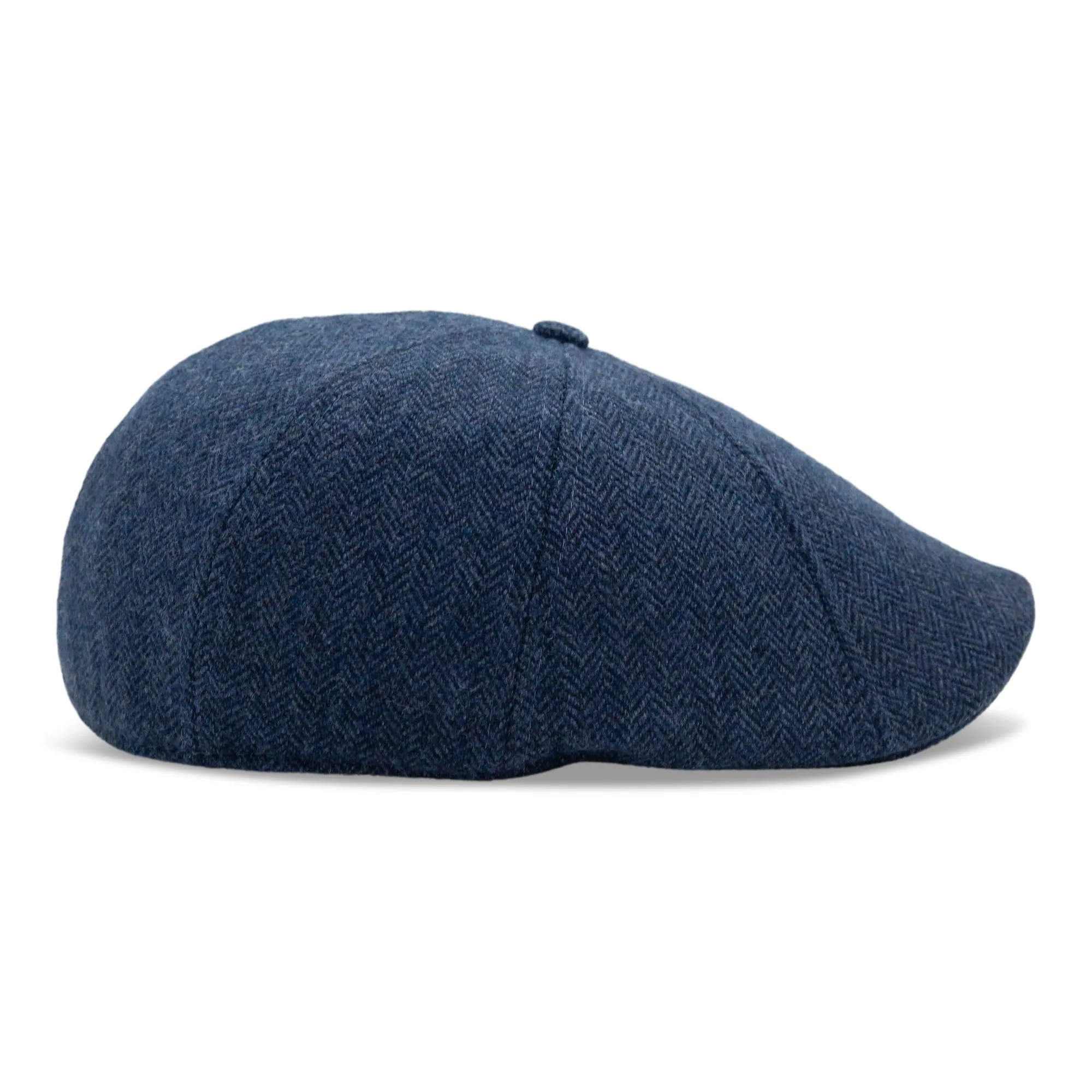 The Insulated Peaky Boston Scally Cap - Indigo Blue