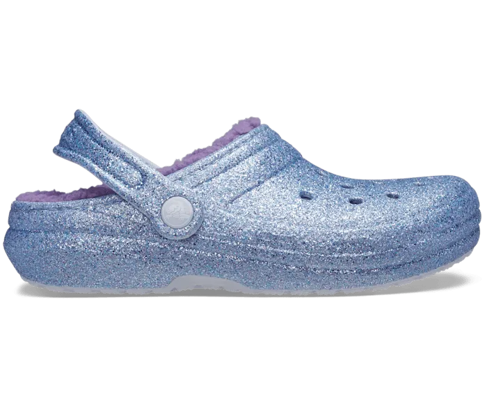 TODDLER CLASSIC LINED GLITTER CLOG