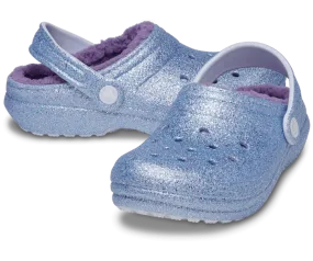 TODDLER CLASSIC LINED GLITTER CLOG