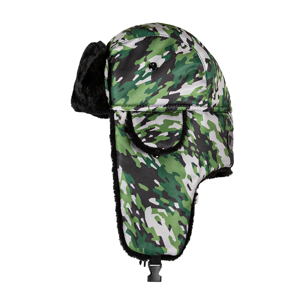 Trapper Hat | Geo Camo Patriot