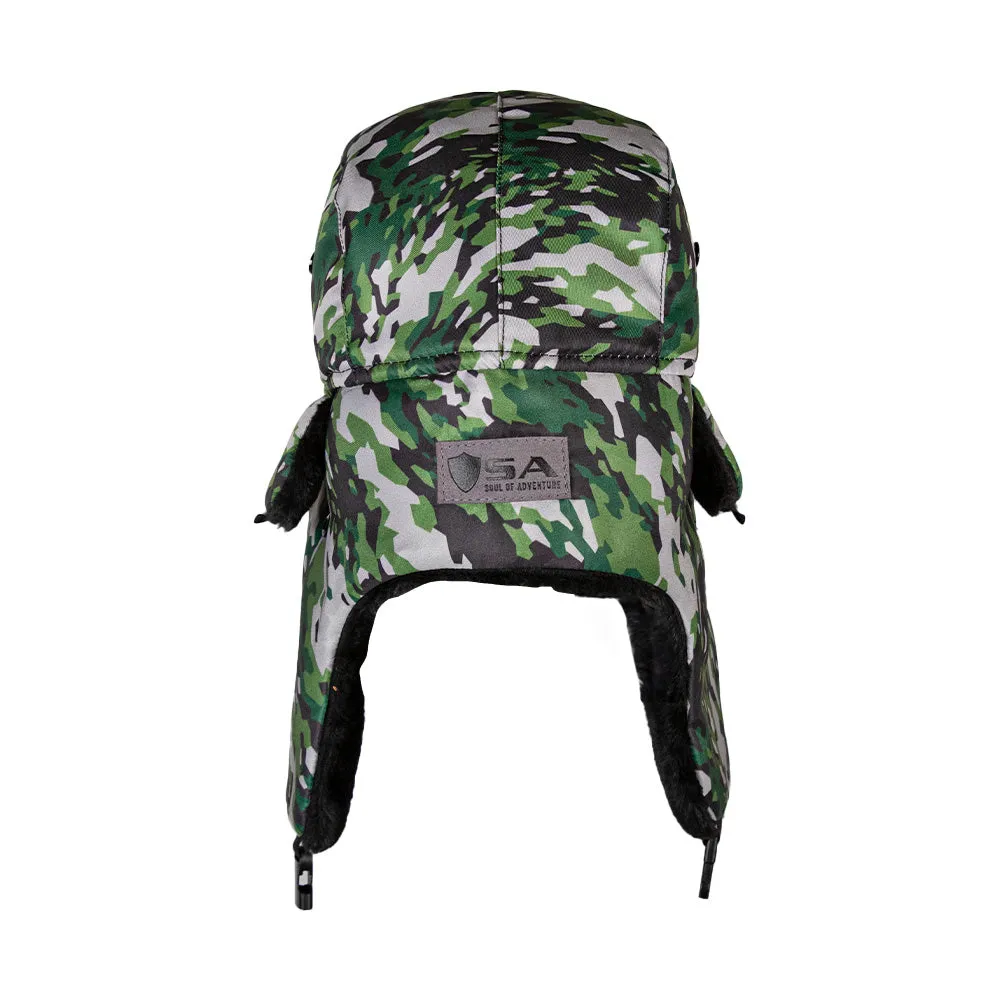 Trapper Hat | Geo Camo Patriot