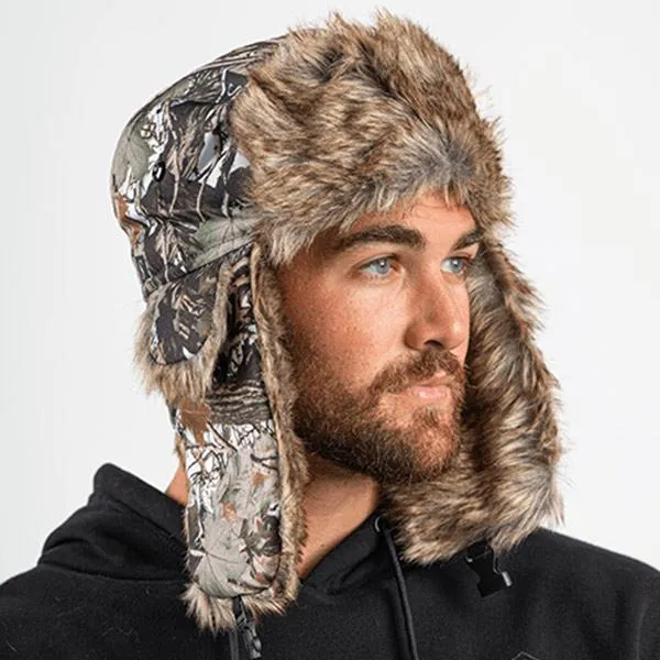 Trapper Hat | Snow Forest Camo