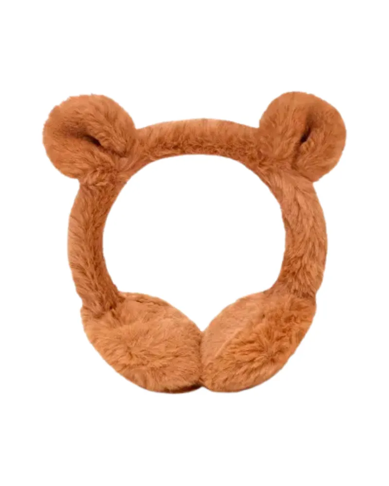 UGG Camel Kids Faux Fur Earmuff with Ears