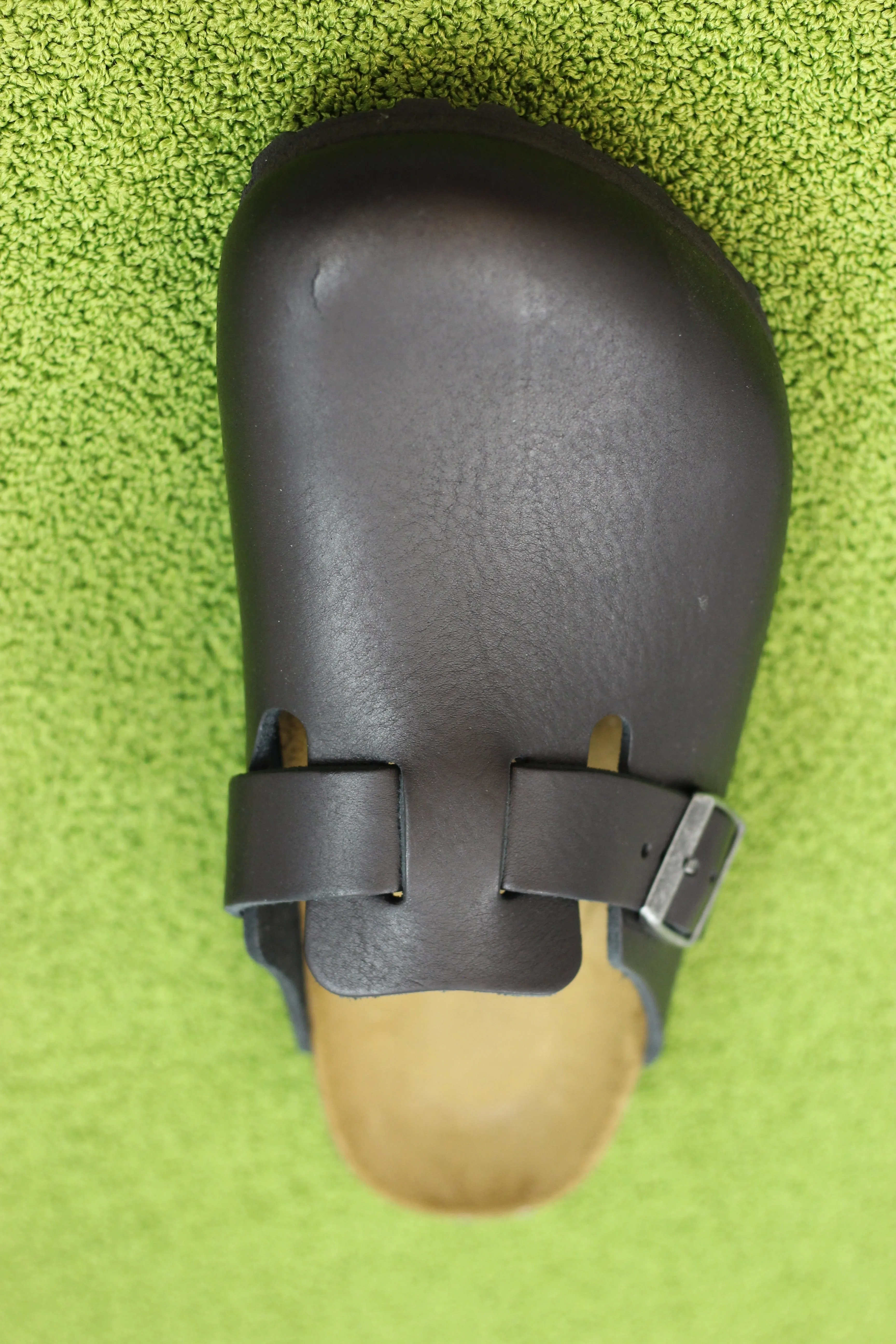 Unisex Boston Grip Clog - Black Leather