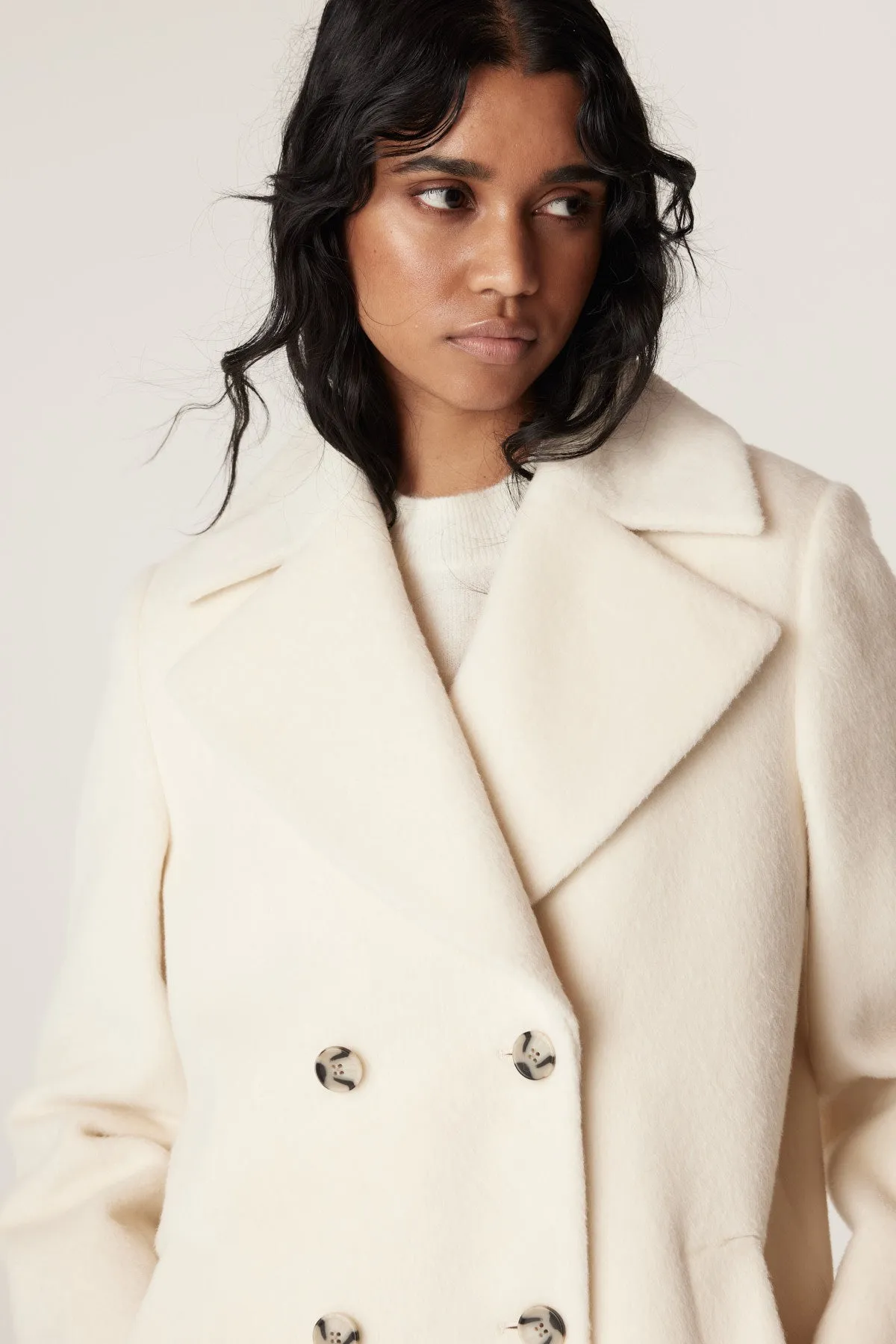 Vicuna Coat - Winter White