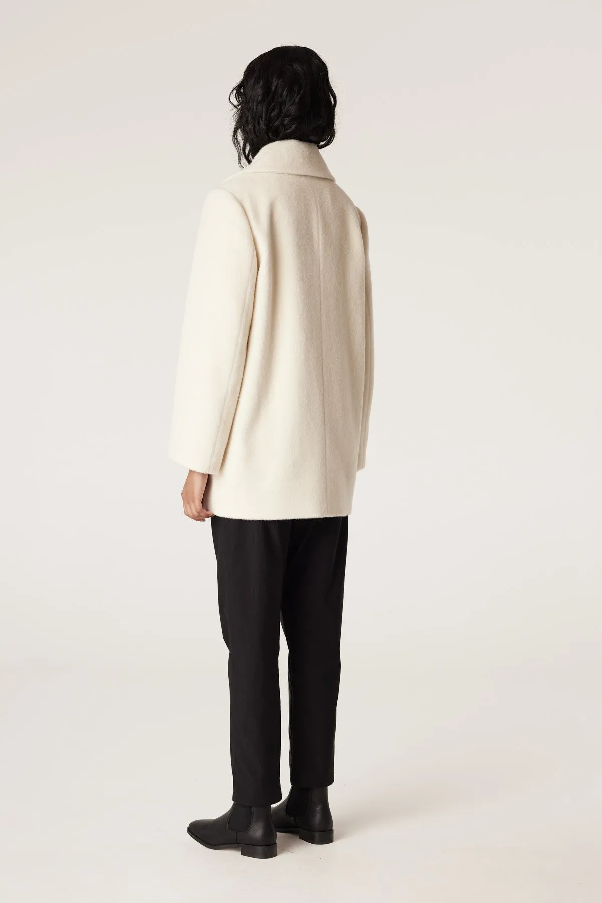 Vicuna Coat - Winter White