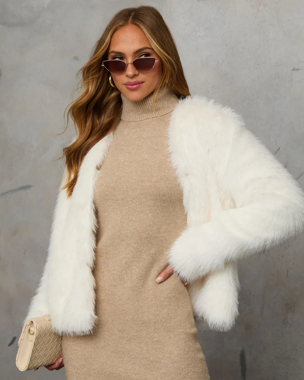 Warm Gather Faux Fur Coat