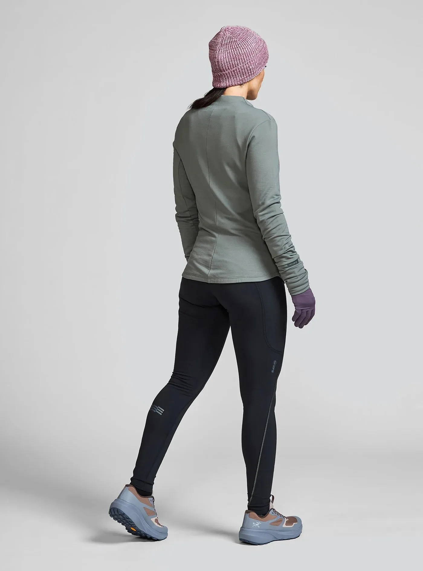 Women's Aurora Fleece Tight (Midnight)