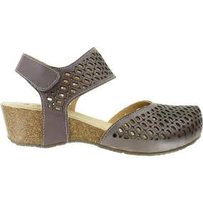 Women's Spring Step Poppiri Grey Leather